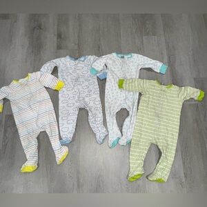 Assorted Gerber Baby Sleep 'n Play Footed One Piece Pajamas